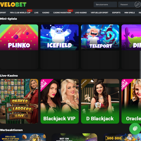 Velobet Live Dealer Velobet Live Casino Games