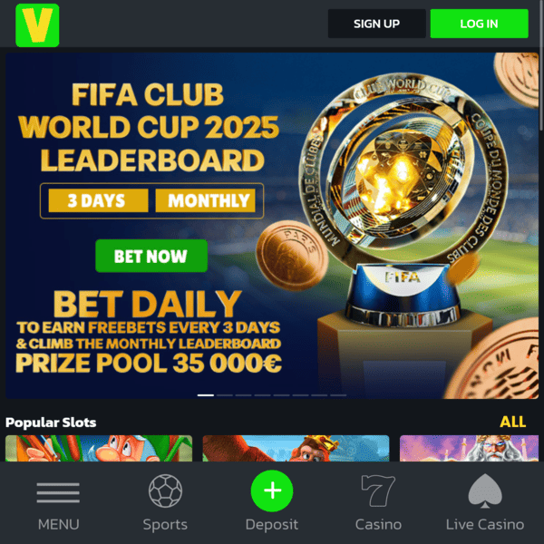 Velobet Account Login Velobet Login Screen